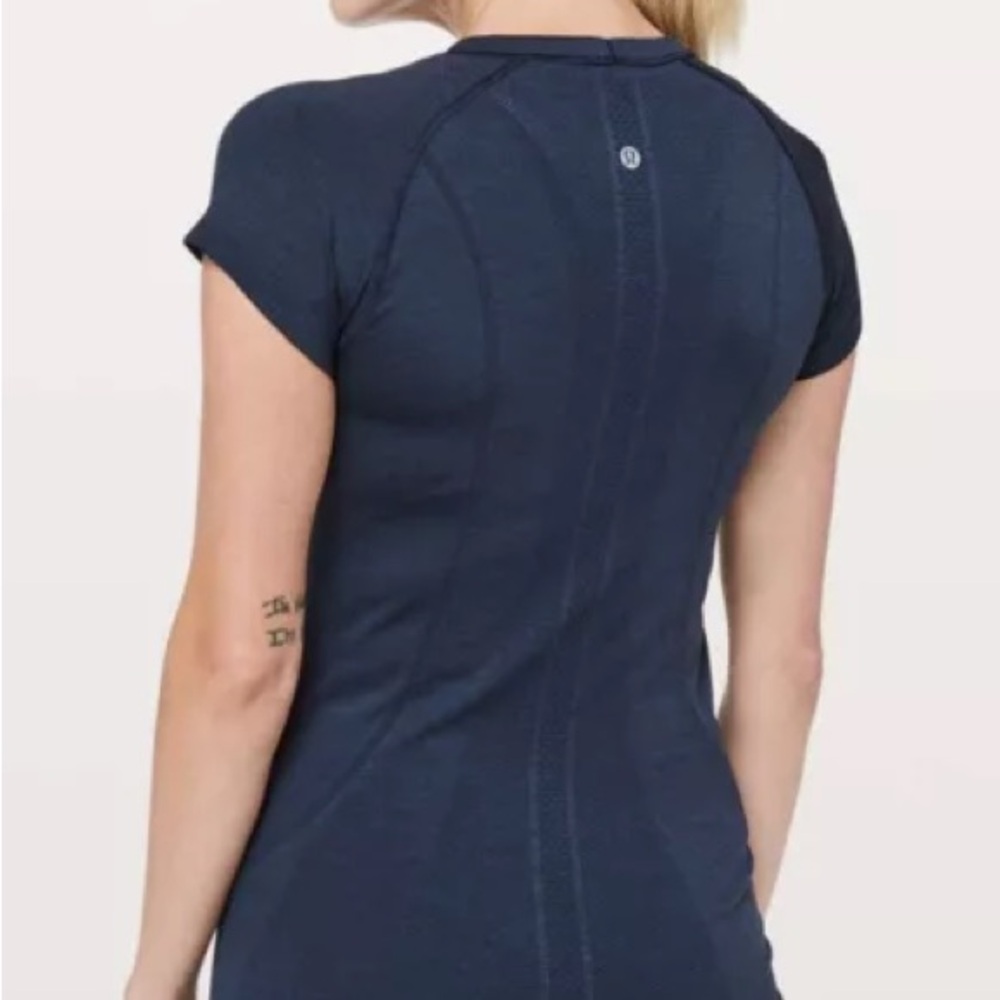 BUNDLE Lululemon Swiftly Tech Short Sleeve (Olive Green & Iron Blue)